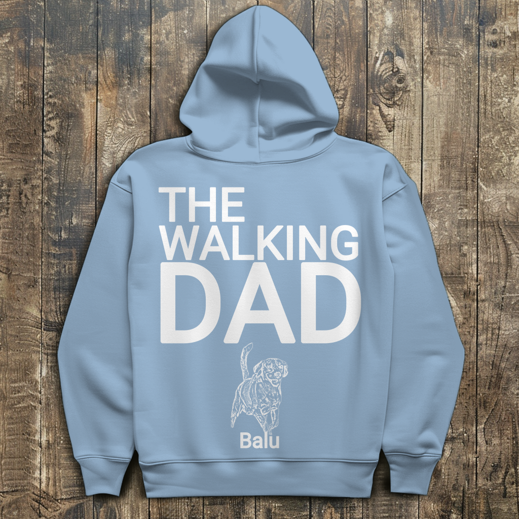 The Walking Dad - individueller Hoodie | Personalize Palace