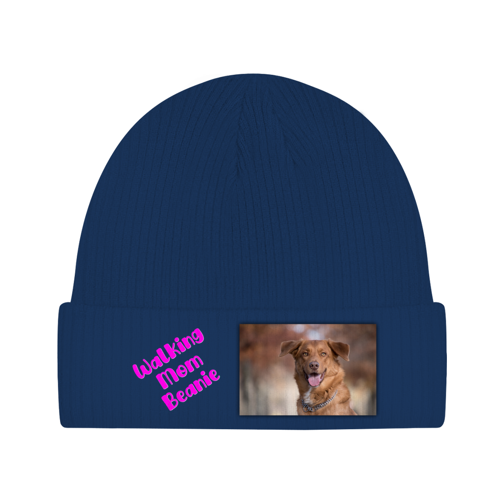Personalisierte Mütze: Walking Mom Beanie - individuelle Strickmütze | Personalize Palace