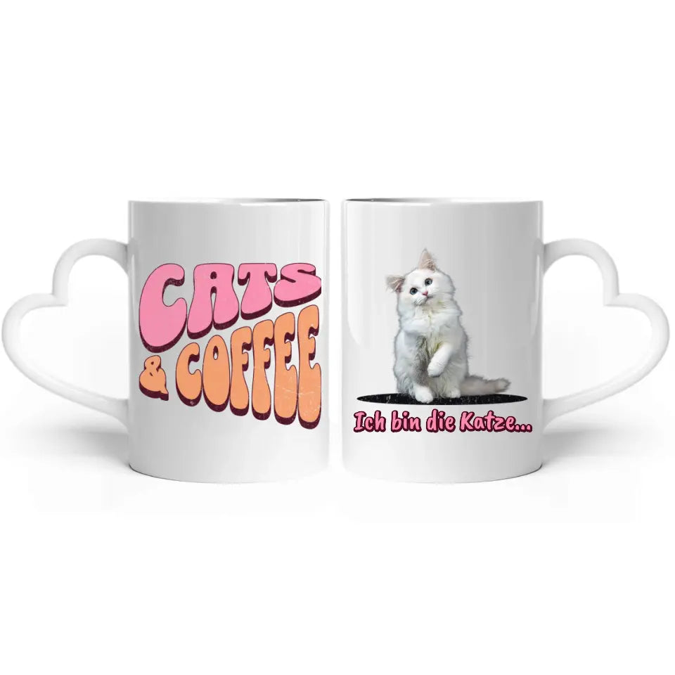 Personalisierte Tasse: Cats and Coffee - Individuelle Fototasse | Personalize Palace