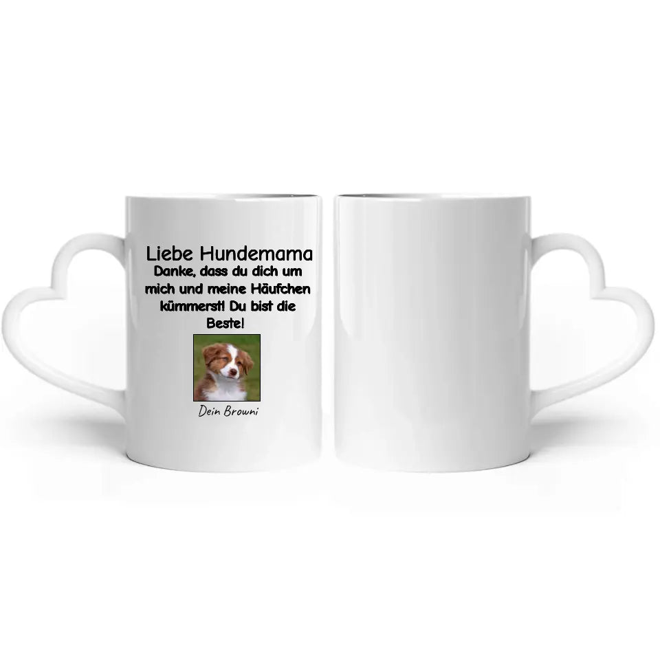Personalisierte Tasse: Häufchen - Individuelle Foto-Hundetasse | Personalize Palace