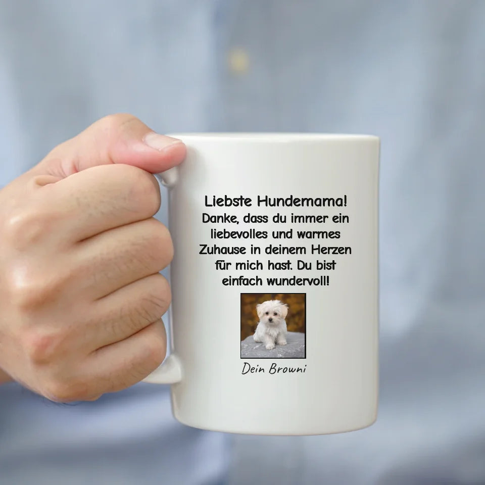 Personalisierte Tasse: Bester Hundepapa/-mama der Welt - Tasse mit Foto | Personalize Palace