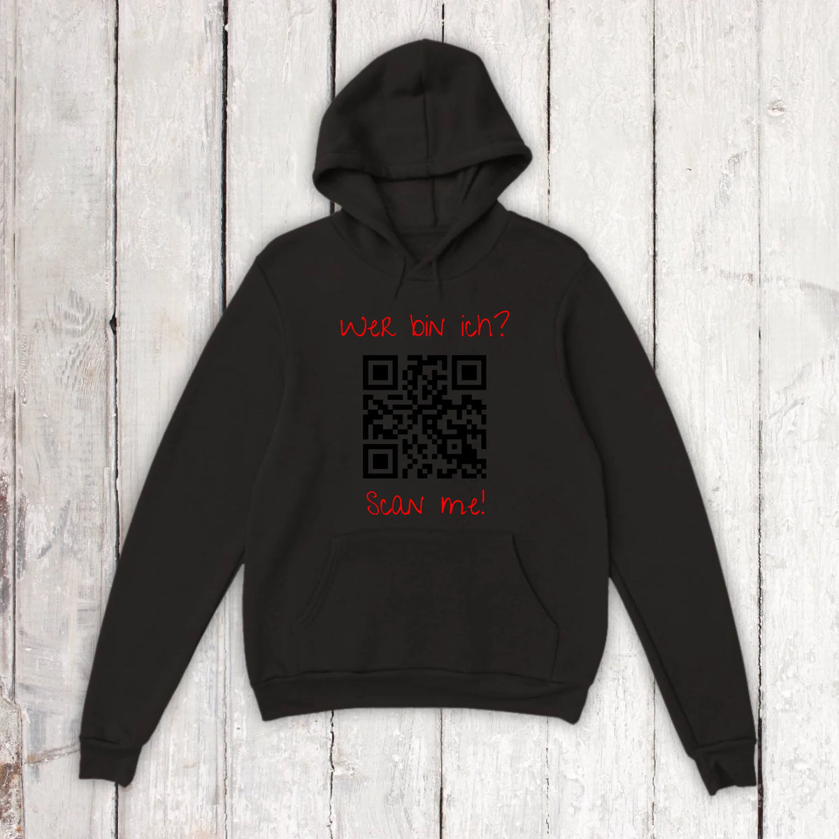 Your QR code | barcode with text - personalized T-shirt