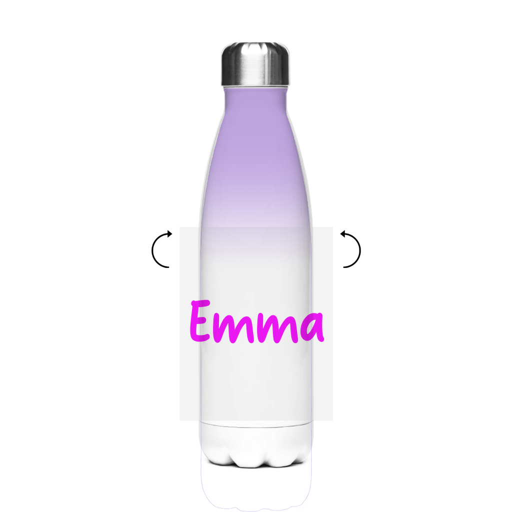 Stainless steel school water bottle "Unicorn" - personalized thermos flask