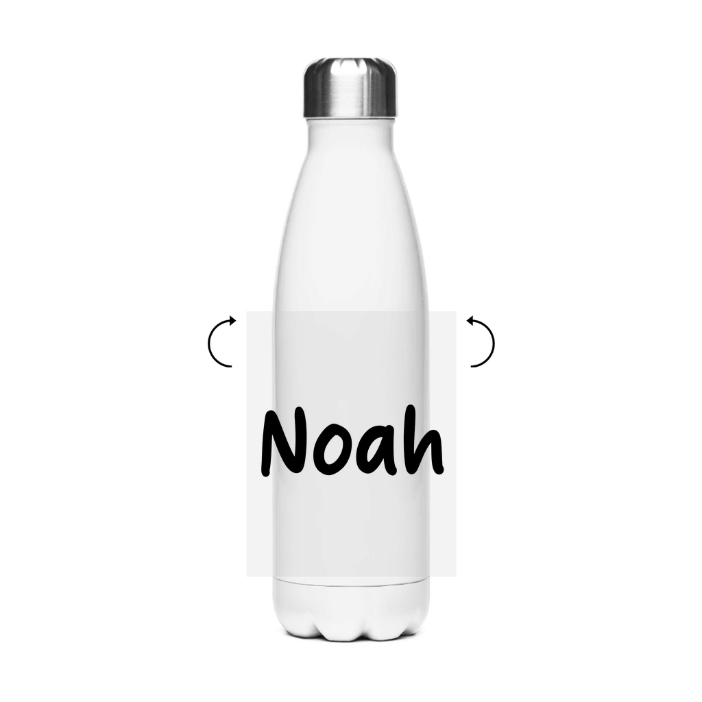 Personalisierte Tasse: Schultrinkflasche "Sportwagen" aus Edelstahl - individuelle Thermoflasche | Personalize Palace