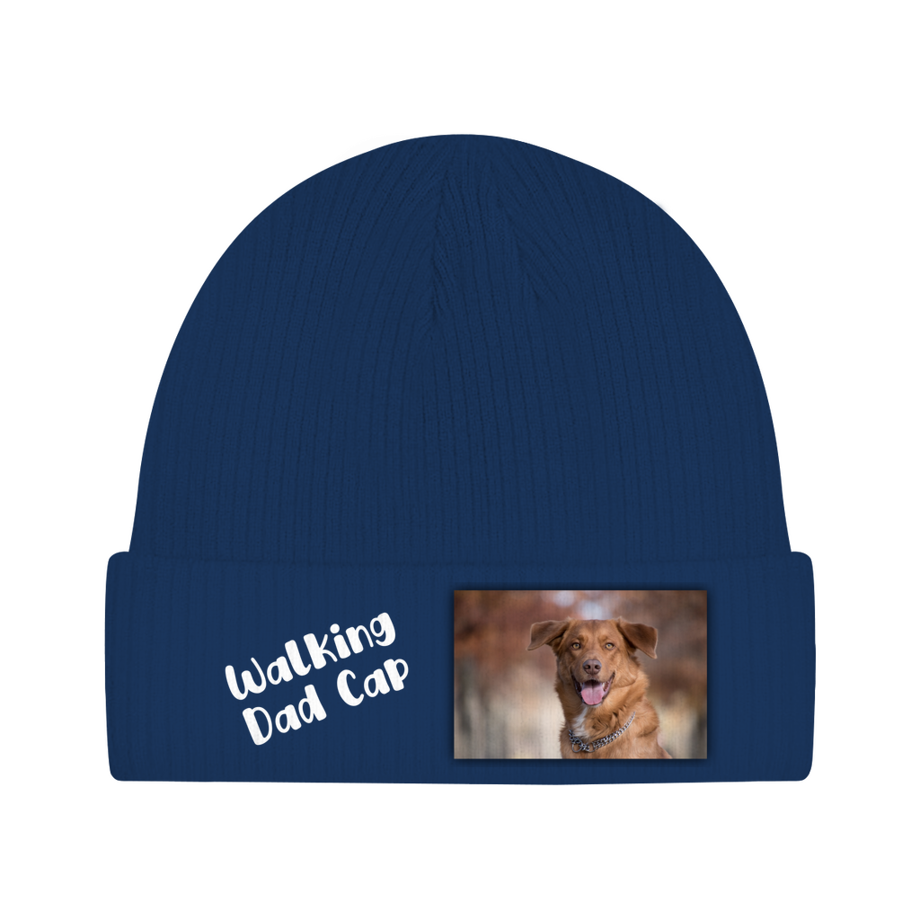 Personalisierte Mütze: Walking Dad Beanie - individuelle Strickmütze | Personalize Palace