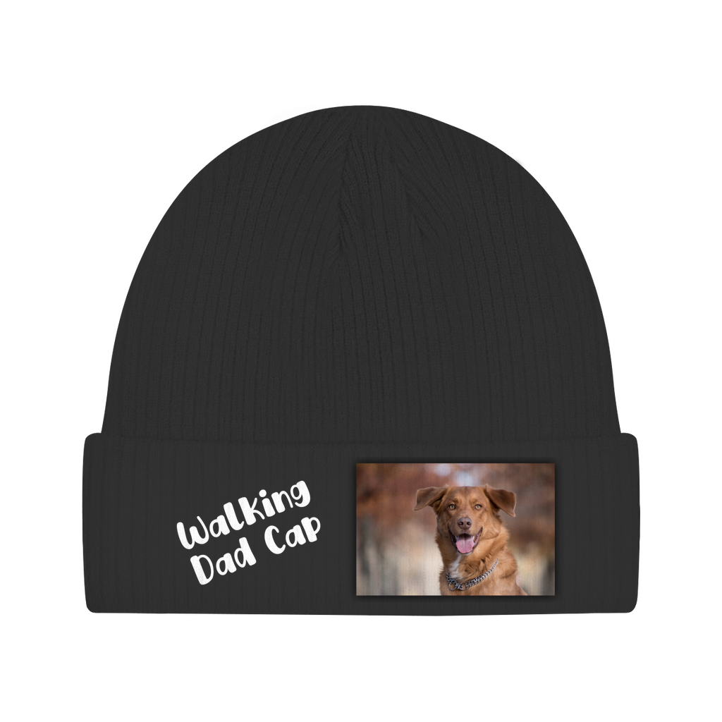 Personalisierte Mütze: Walking Dad Beanie - individuelle Strickmütze | Personalize Palace