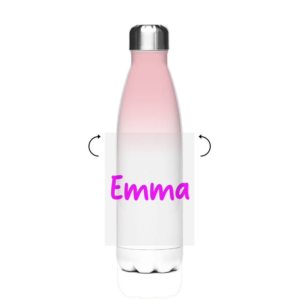 Stainless steel school water bottle "Unicorn" - personalized thermos flask
