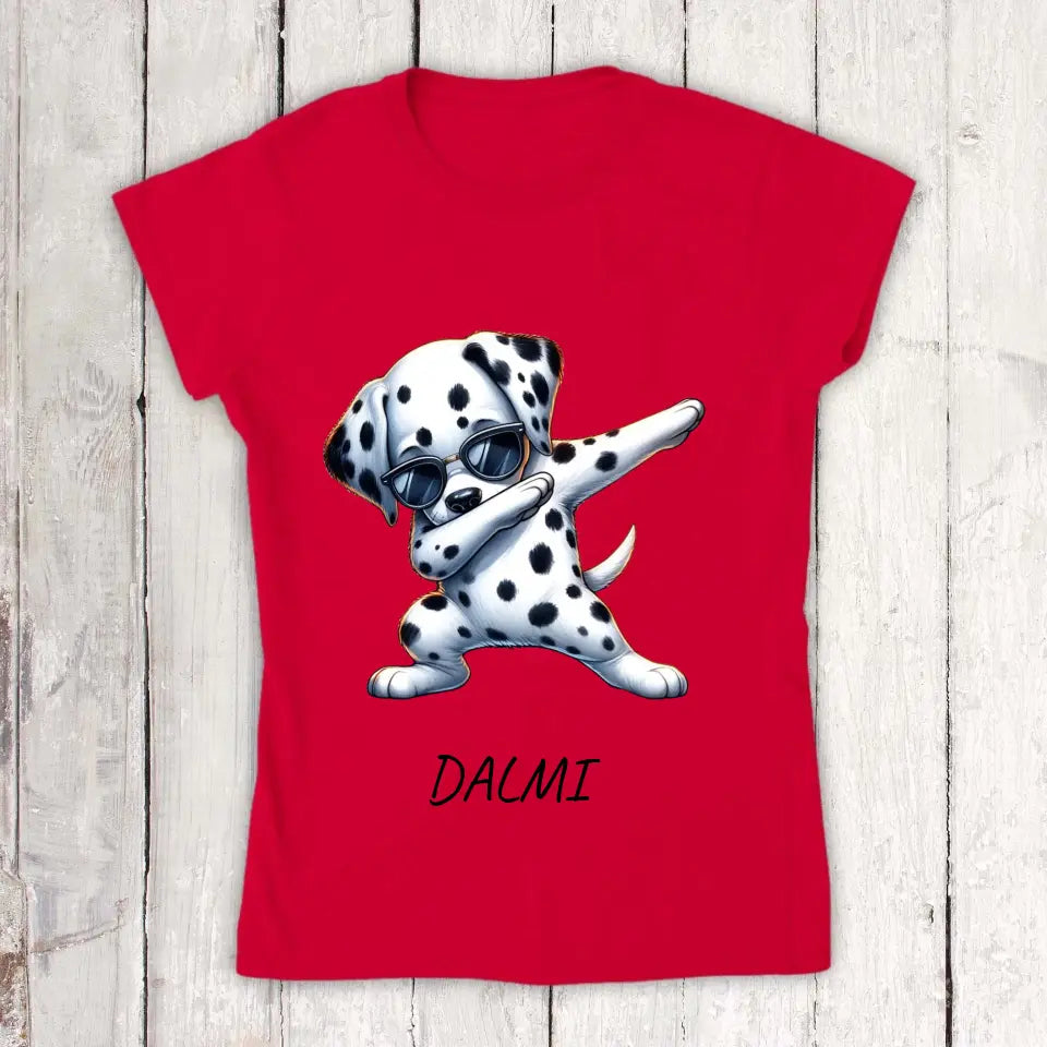 Dabbing Dog or Cat - Personalized Adult T-Shirt 