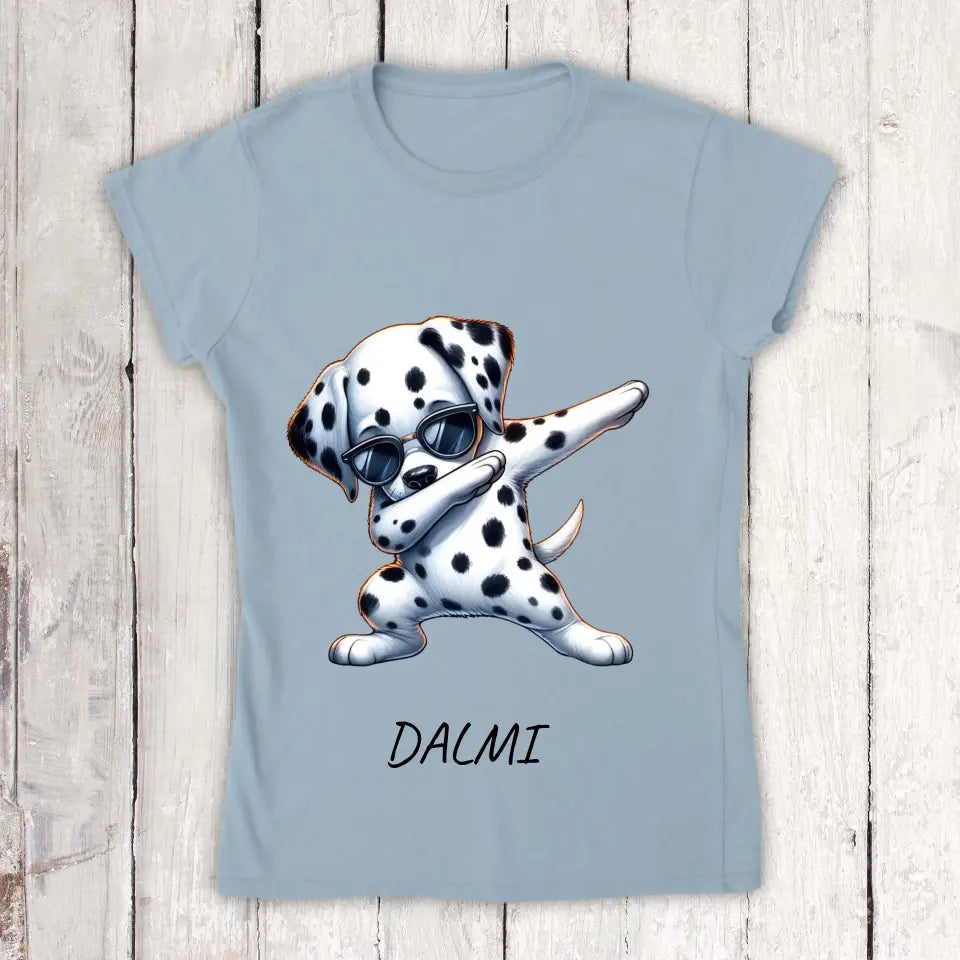 Dabbing Dog or Cat - Personalized Adult T-Shirt 