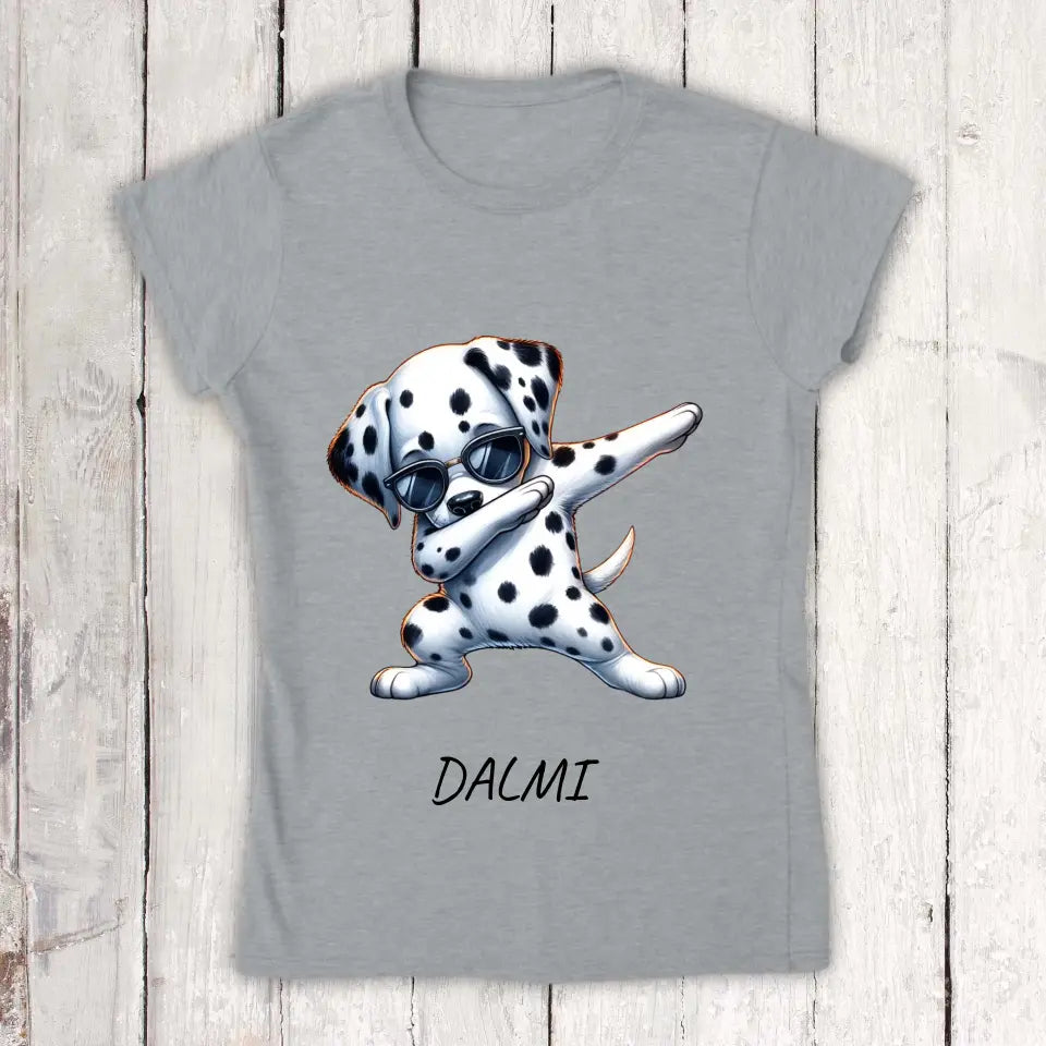Dabbing Dog or Cat - Personalized Adult T-Shirt 