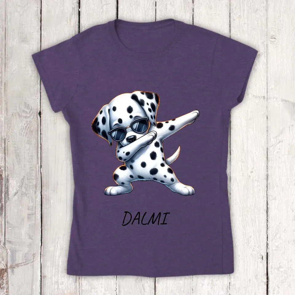 Dabbing Dog or Cat - Personalized Adult T-Shirt 