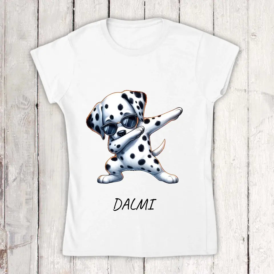 Dabbing Hund oder Katze - Individuelles Erwachsenen T-Shirt | Personalize Palace