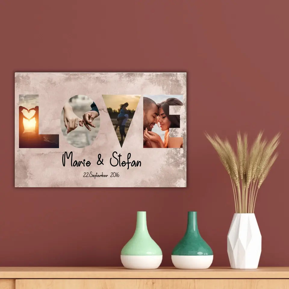 Foto Wörter - Individuelle Poster und Leinwände | Personalize Palace