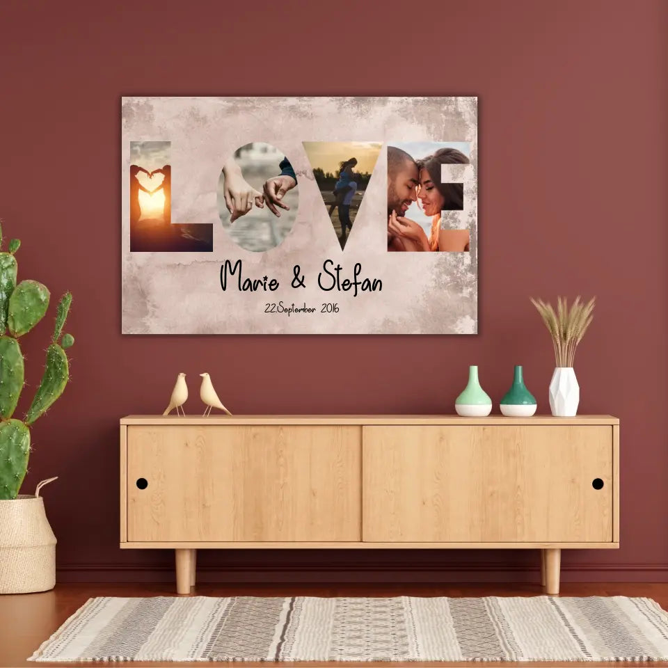 Foto Wörter - Individuelle Poster und Leinwände | Personalize Palace