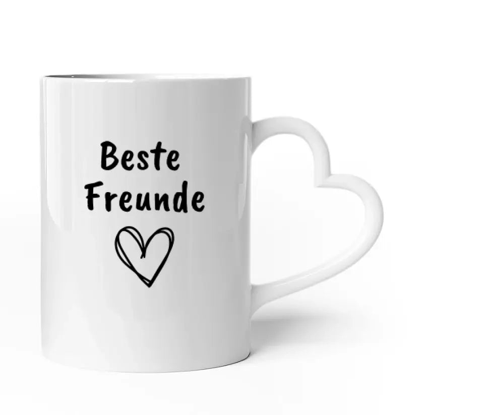Personalisierte Tasse: Herztasse - Individuelle Fototasse | Personalize Palace