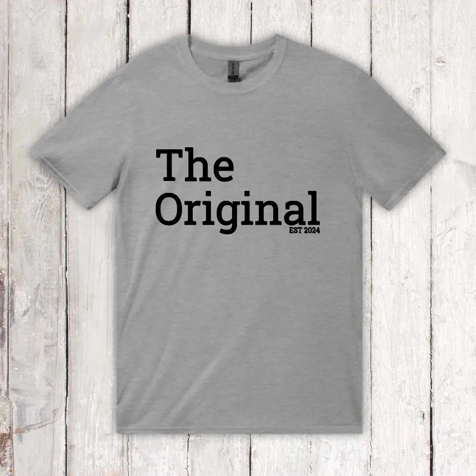The Original & The Remix - personalized parent-child T-shirt