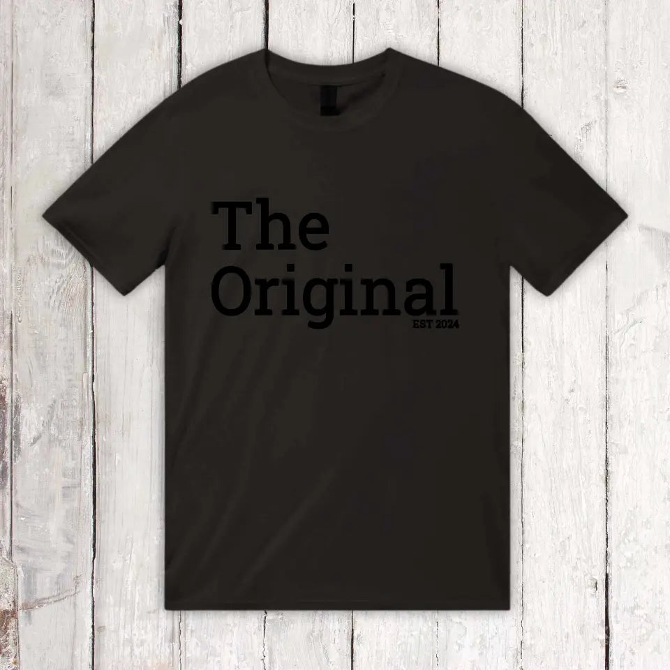 The Original & The Remix - personalized parent-child T-shirt