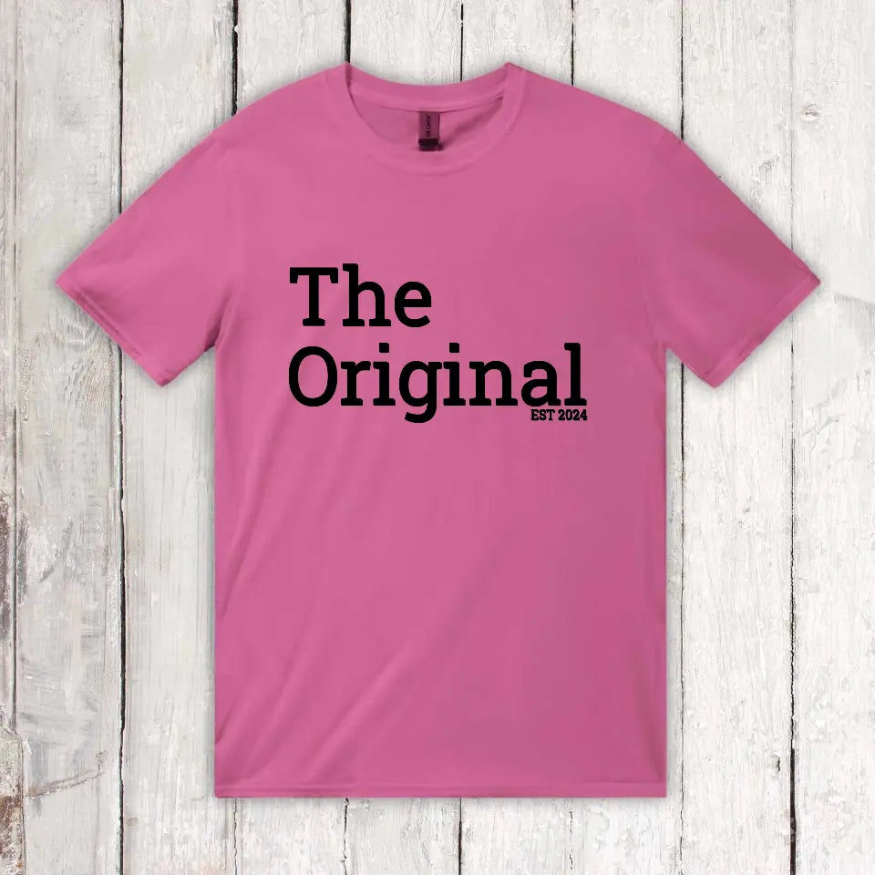 The Original & The Remix - personalized parent-child T-shirt