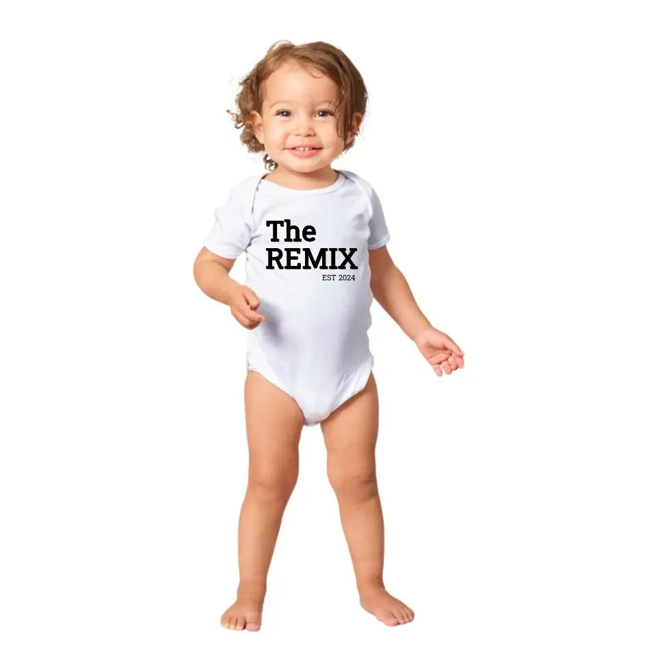 The Original & The Remix - personalized parent-child T-shirt