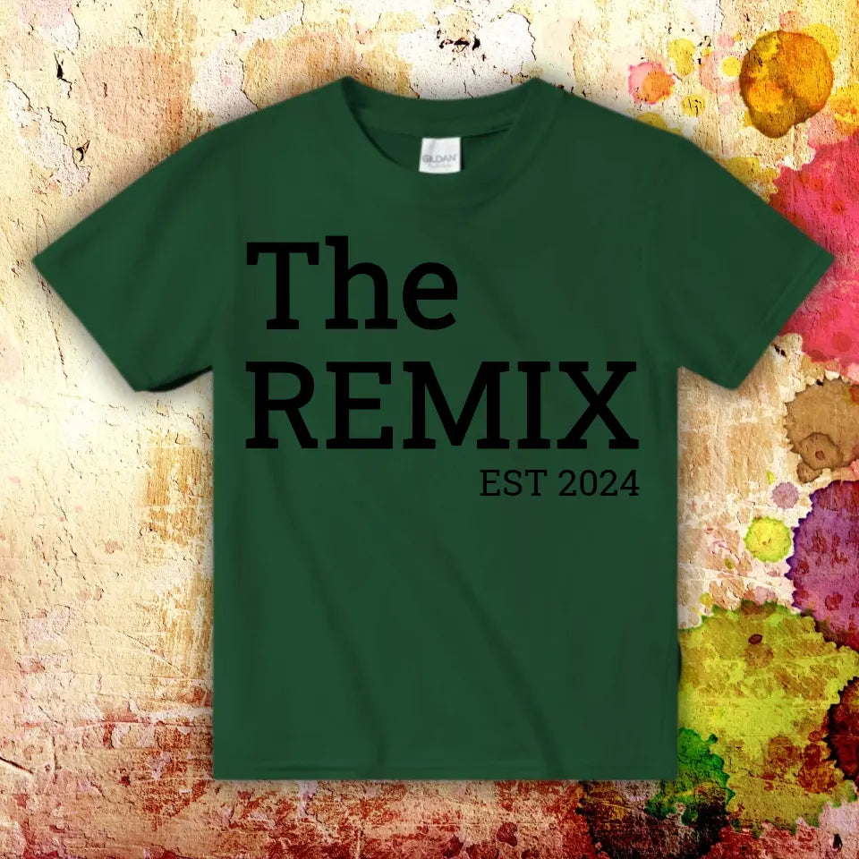 The Original & The Remix - personalized parent-child T-shirt