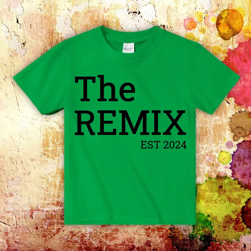 The Original & The Remix - personalized parent-child T-shirt