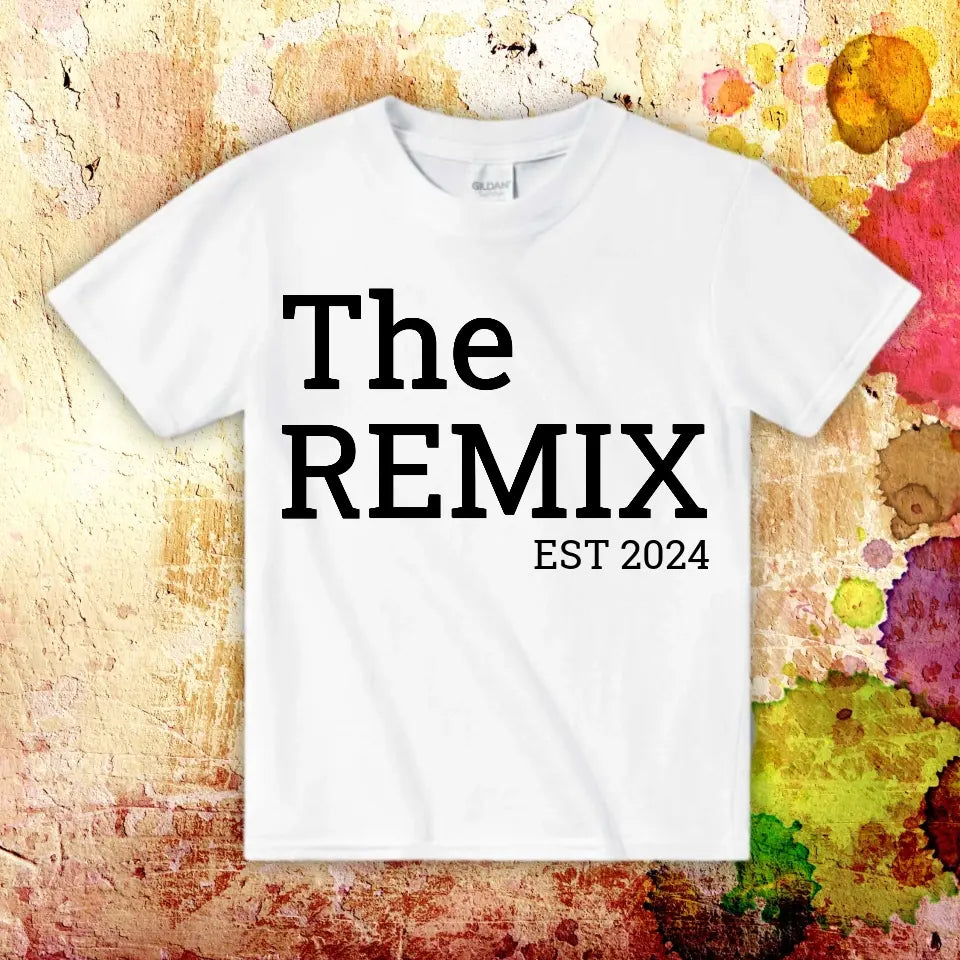 The Original & The Remix - personalized parent-child T-shirt