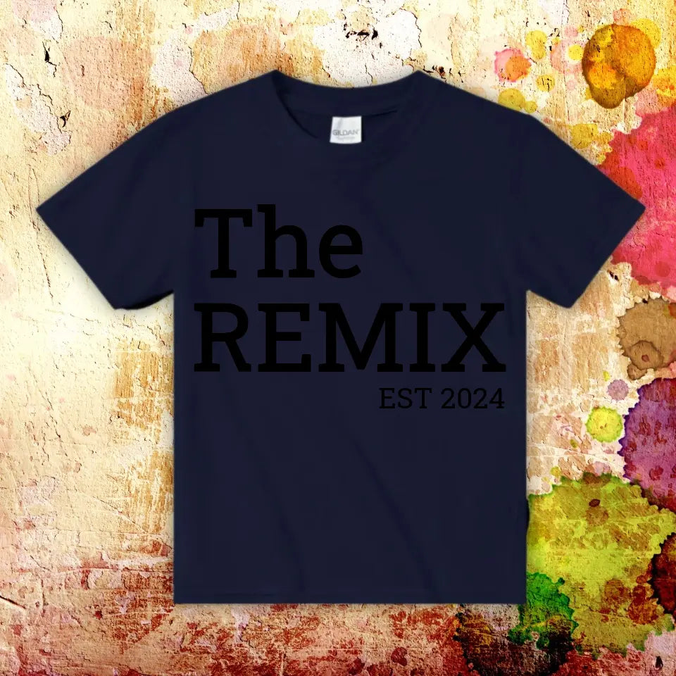 The Original & The Remix - personalized parent-child T-shirt