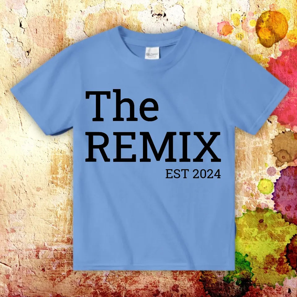 The Original & The Remix - personalized parent-child T-shirt