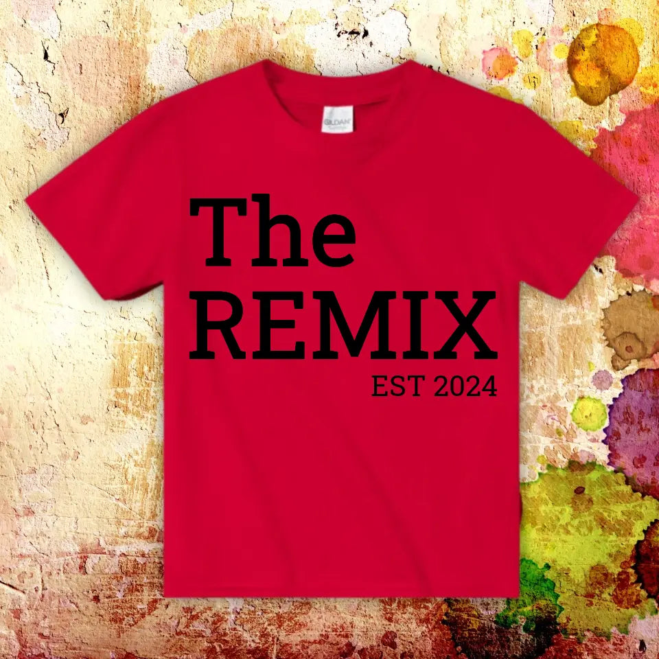 The Original & The Remix - personalized parent-child T-shirt