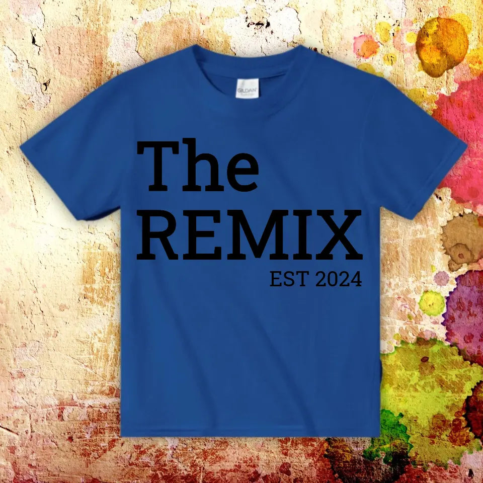 The Original & The Remix - personalized parent-child T-shirt