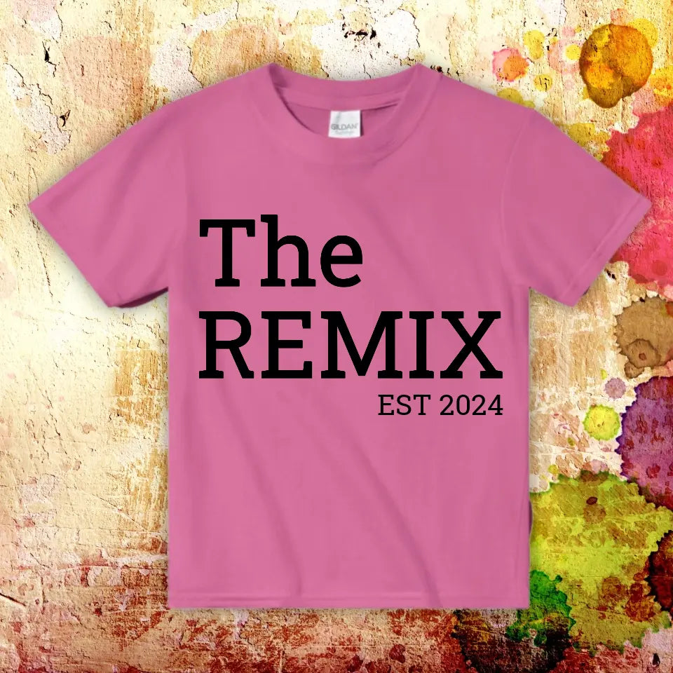 The Original & The Remix - personalized parent-child T-shirt