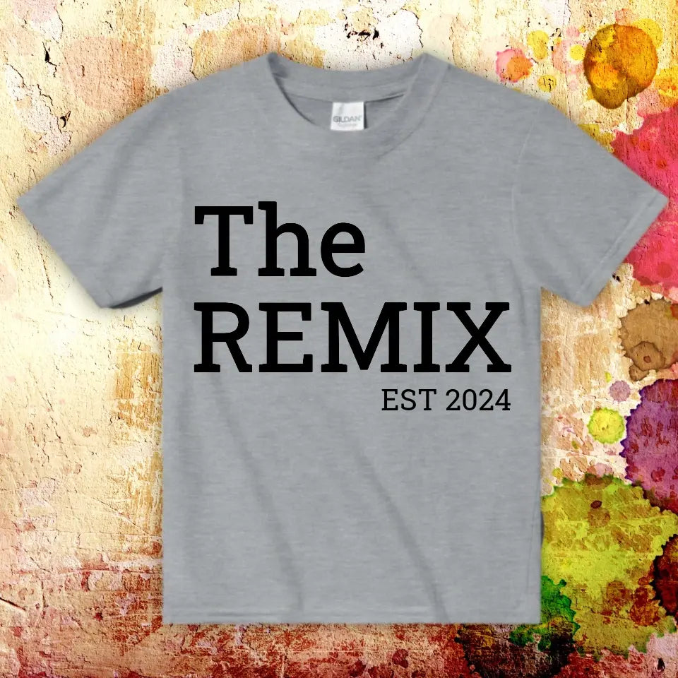 The Original & The Remix - personalized parent-child T-shirt