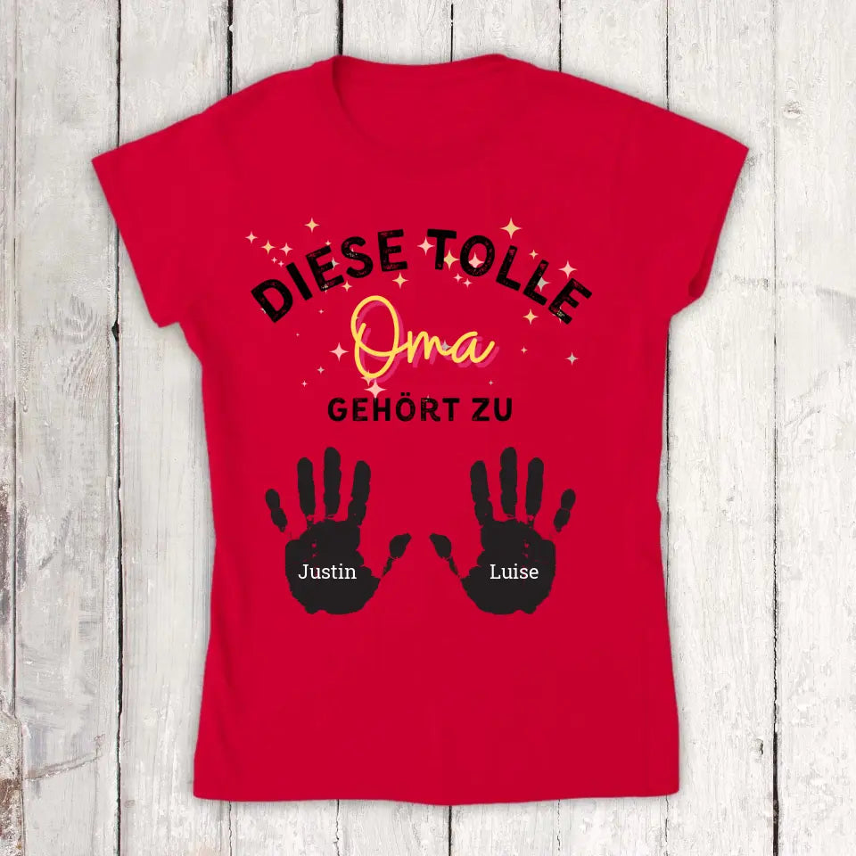 This amazing mom, grandma, aunt - Personalized T-shirt 
