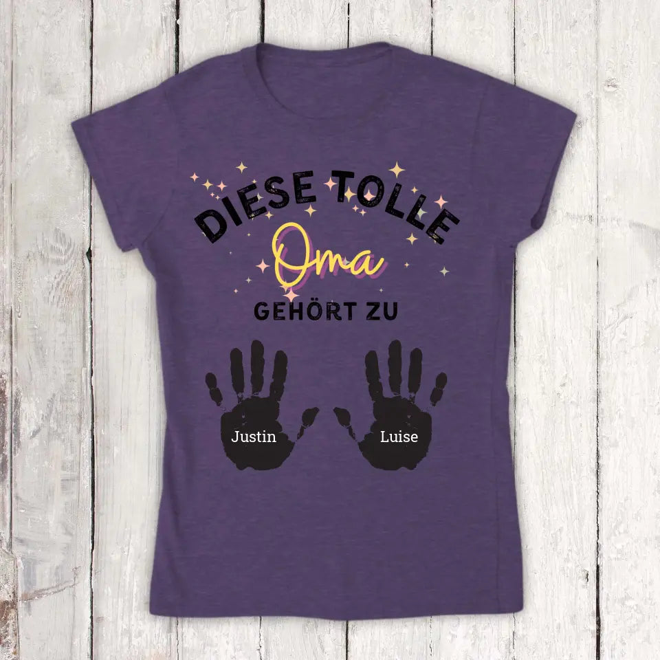 This amazing mom, grandma, aunt - Personalized T-shirt 