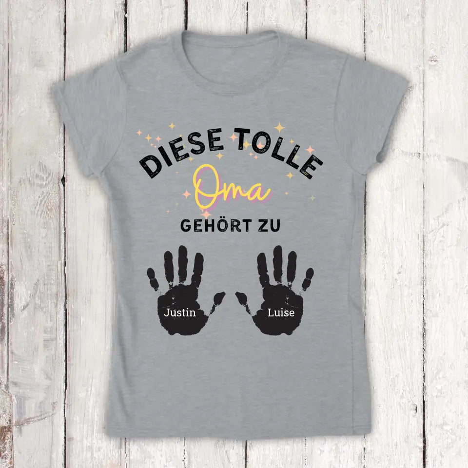 This amazing mom, grandma, aunt - Personalized T-shirt 