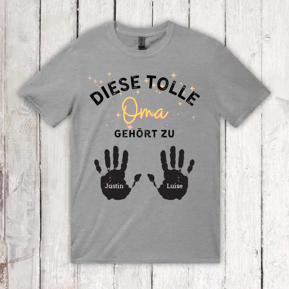 diese tolle Mama, Oma, Tante - Individuelles T-Shirt | Personalize Palace