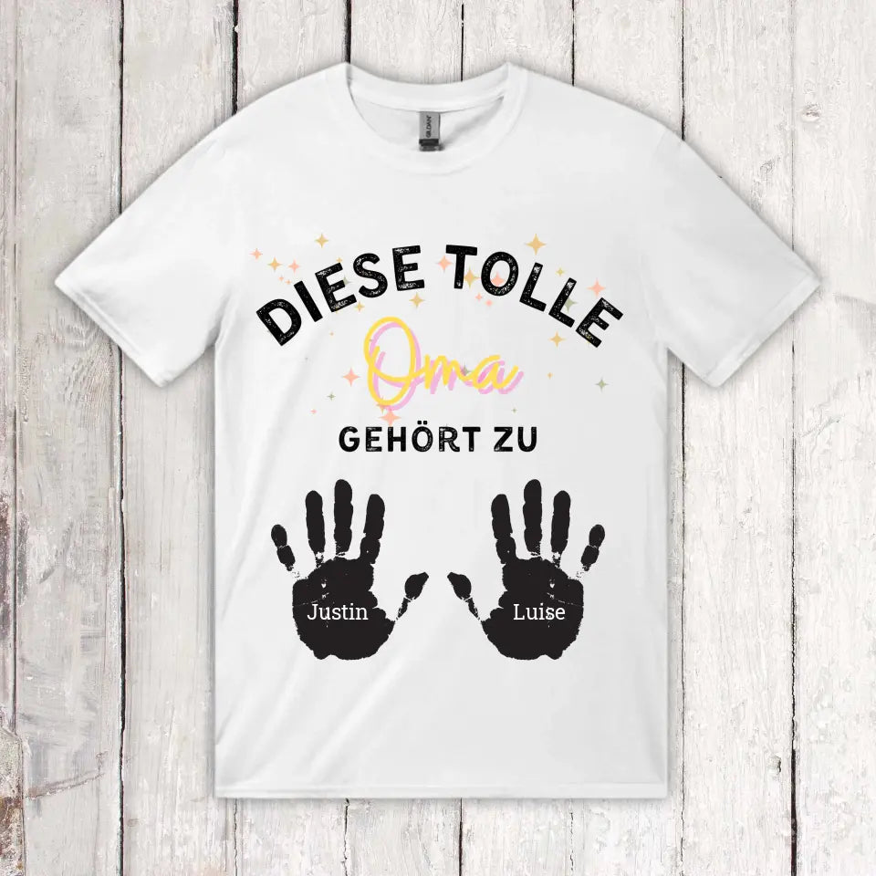 diese tolle Mama, Oma, Tante - Individuelles T-Shirt | Personalize Palace