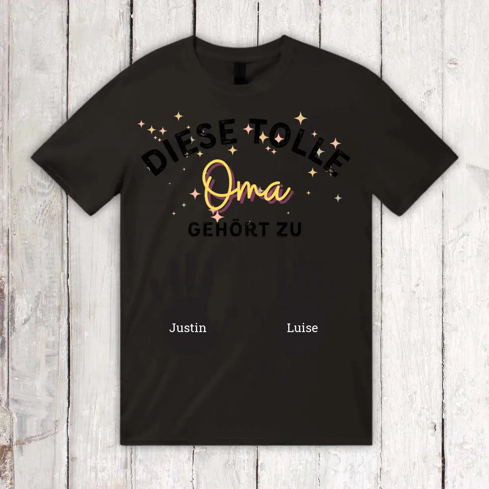 diese tolle Mama, Oma, Tante - Individuelles T-Shirt | Personalize Palace
