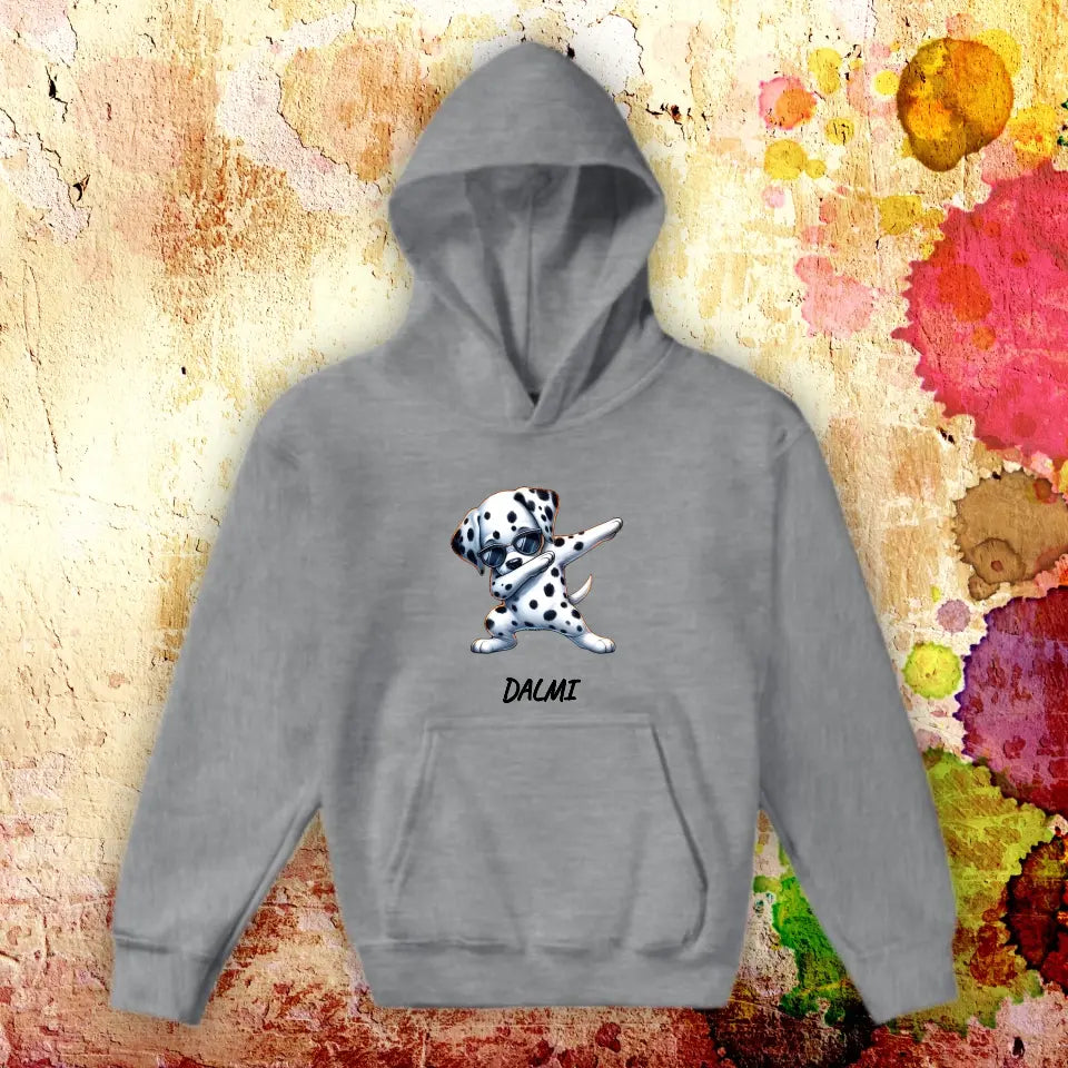 Dabbing Dog or Cat - Personalized Dabbing Kids T-Shirt