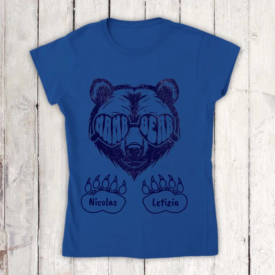 Mama & Papa Bear with children's names 