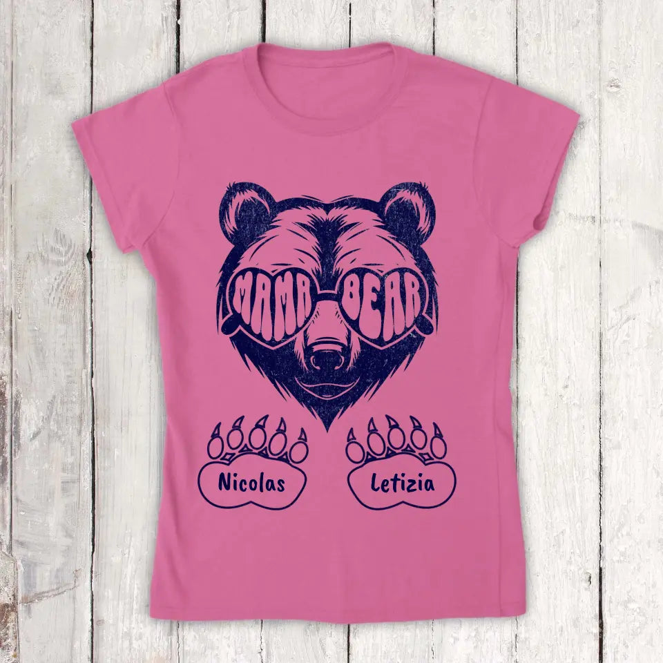 Mama & Papa Bear with children's names 