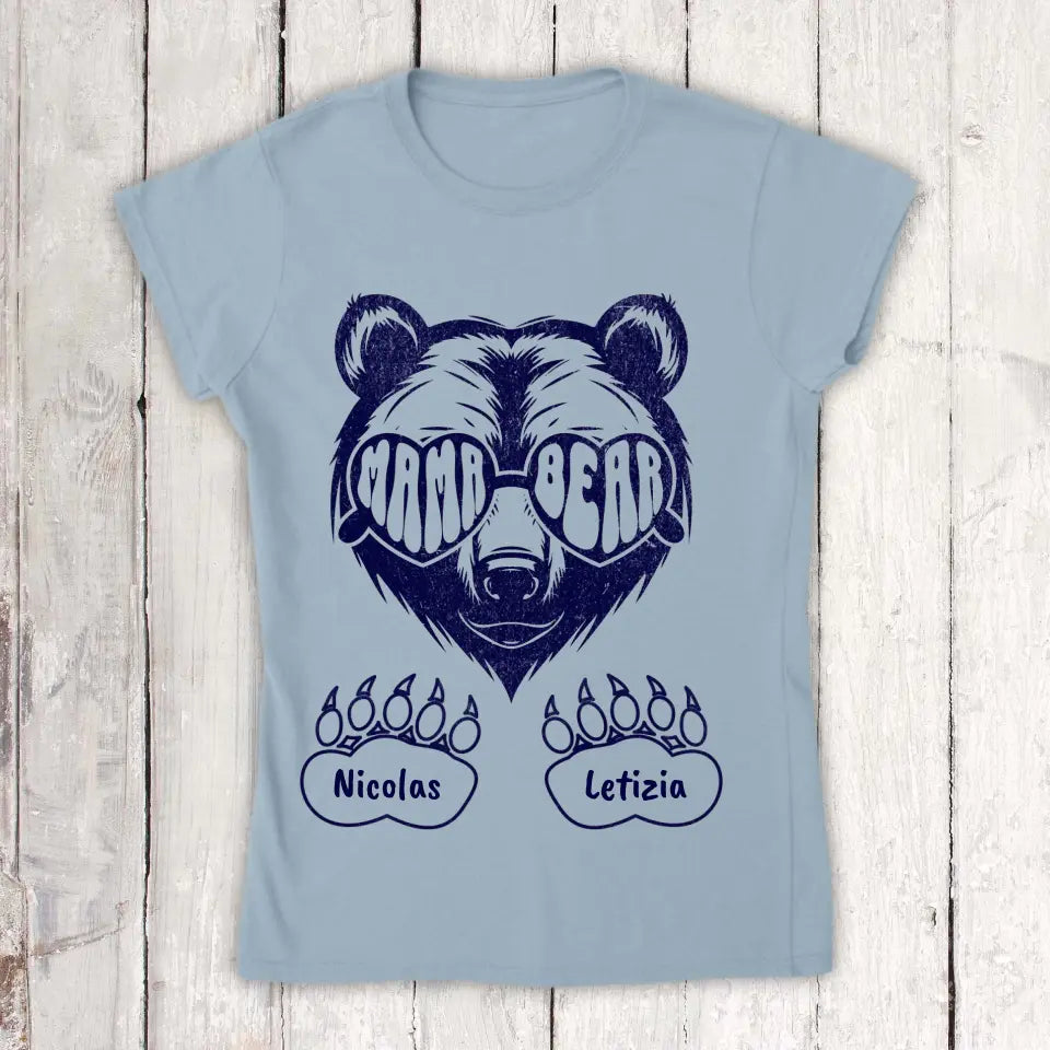 Mama & Papa Bear with children's names 