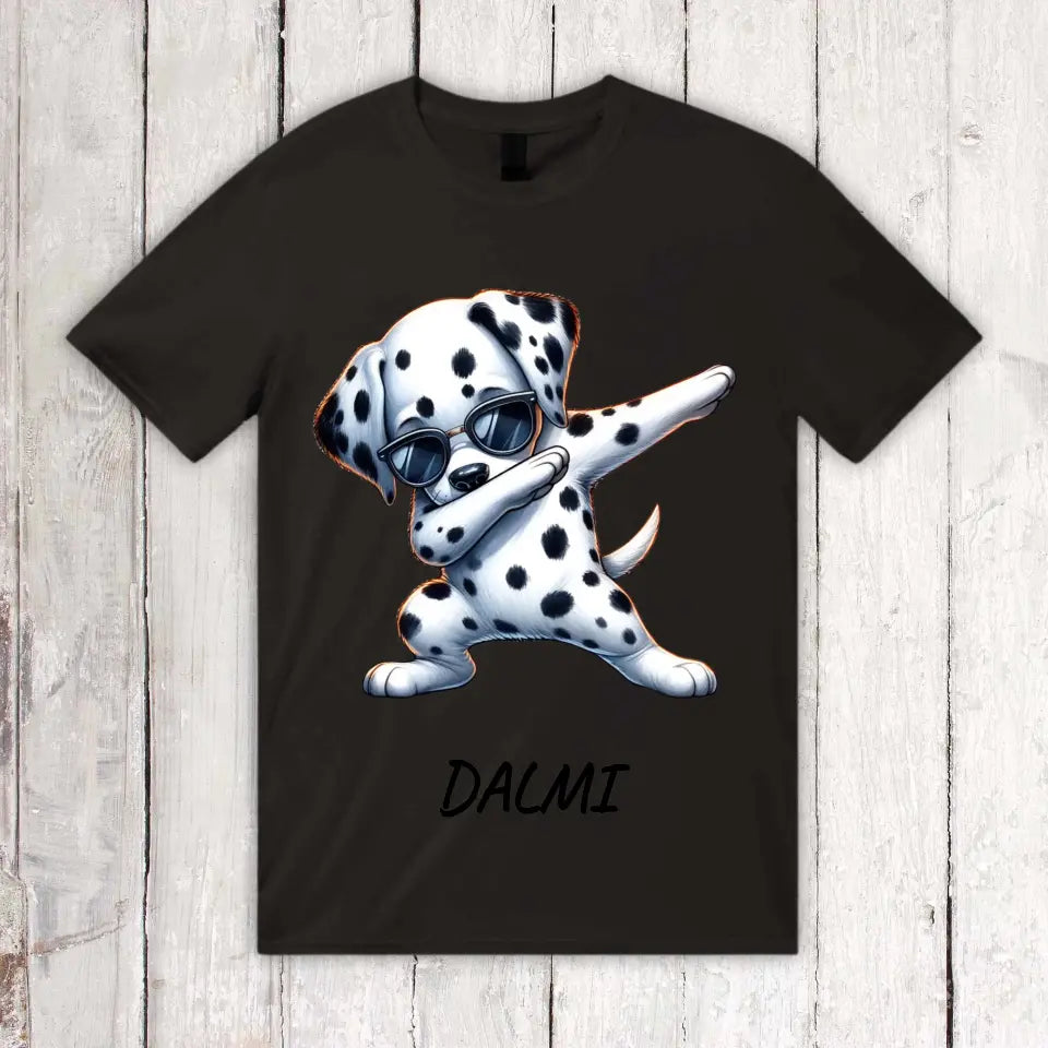 Dabbing Hund oder Katze - Individuelles Erwachsenen T-Shirt | Personalize Palace