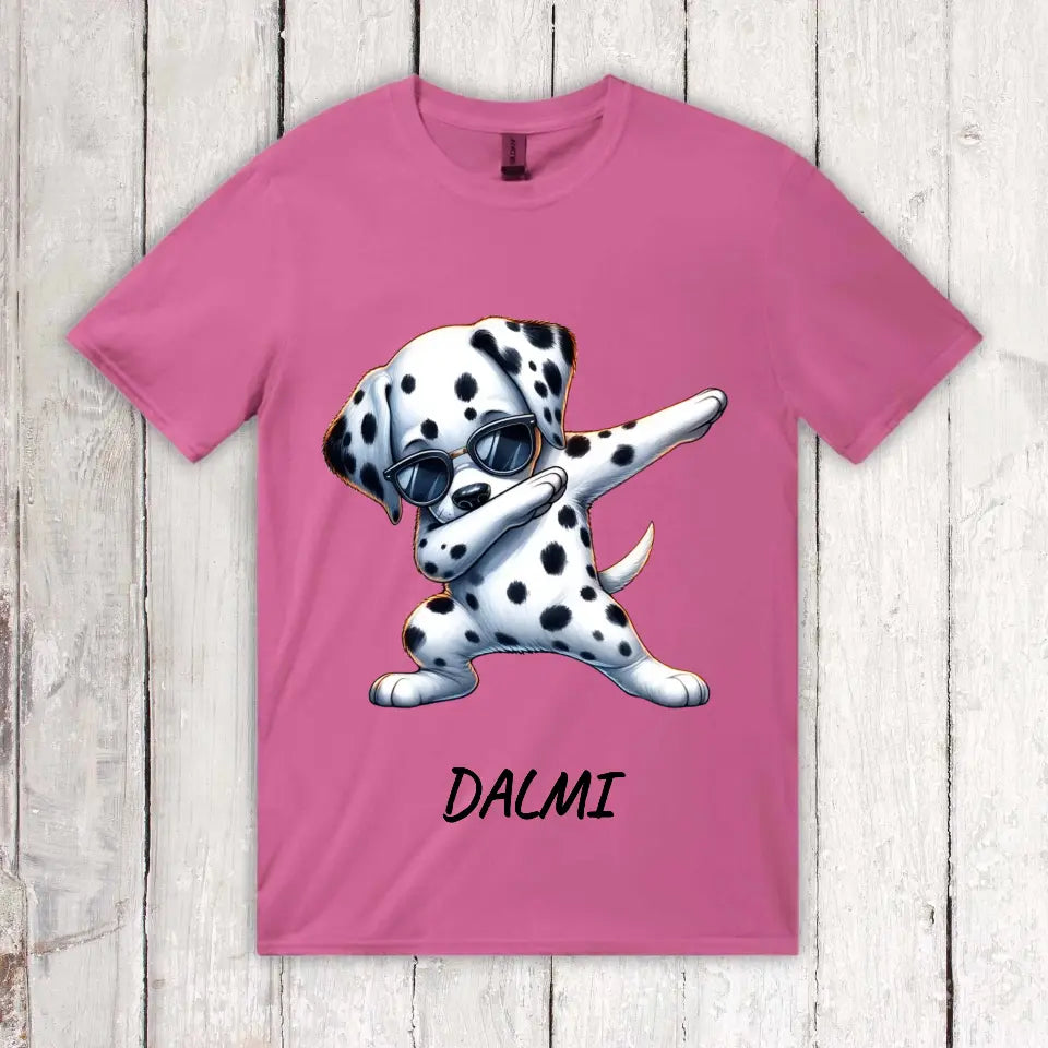 Dabbing Hund oder Katze - Individuelles Erwachsenen T-Shirt | Personalize Palace