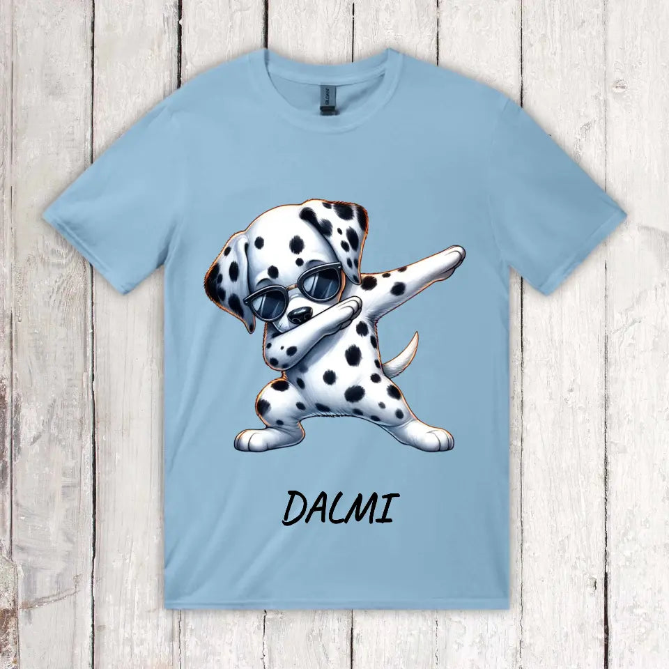 Dabbing Hund oder Katze - Individuelles Erwachsenen T-Shirt | Personalize Palace
