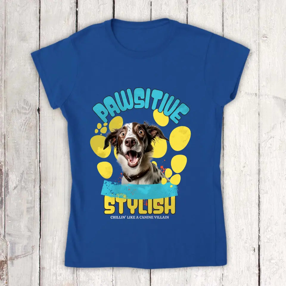 Be Pawsitive - Individuelles T-Shirt mit deinem Foto