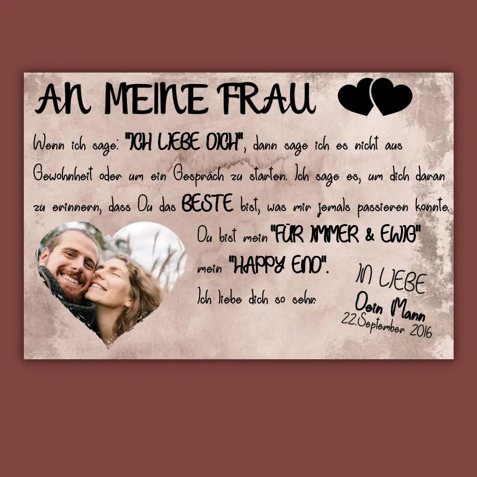My Happy Ending (for her or him) - Pair of framed posters