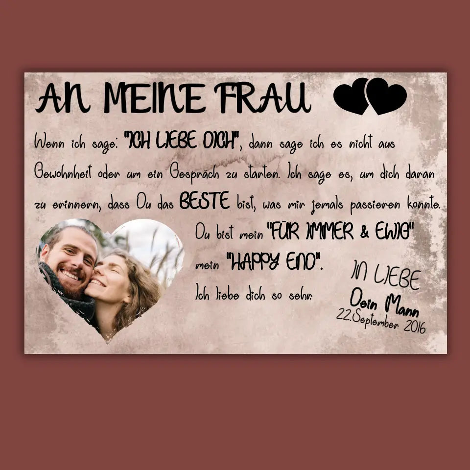My Happy Ending (for her or him) - Pair of framed posters