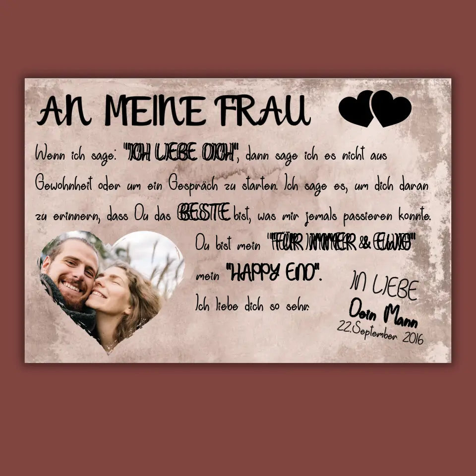 My Happy Ending (for her or him) - Pair of framed posters