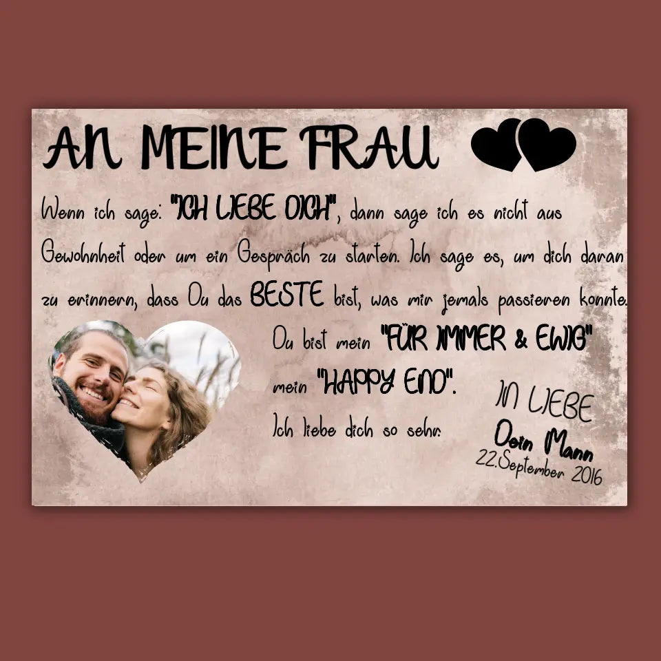 My Happy Ending (for her or him) - Pair of framed posters